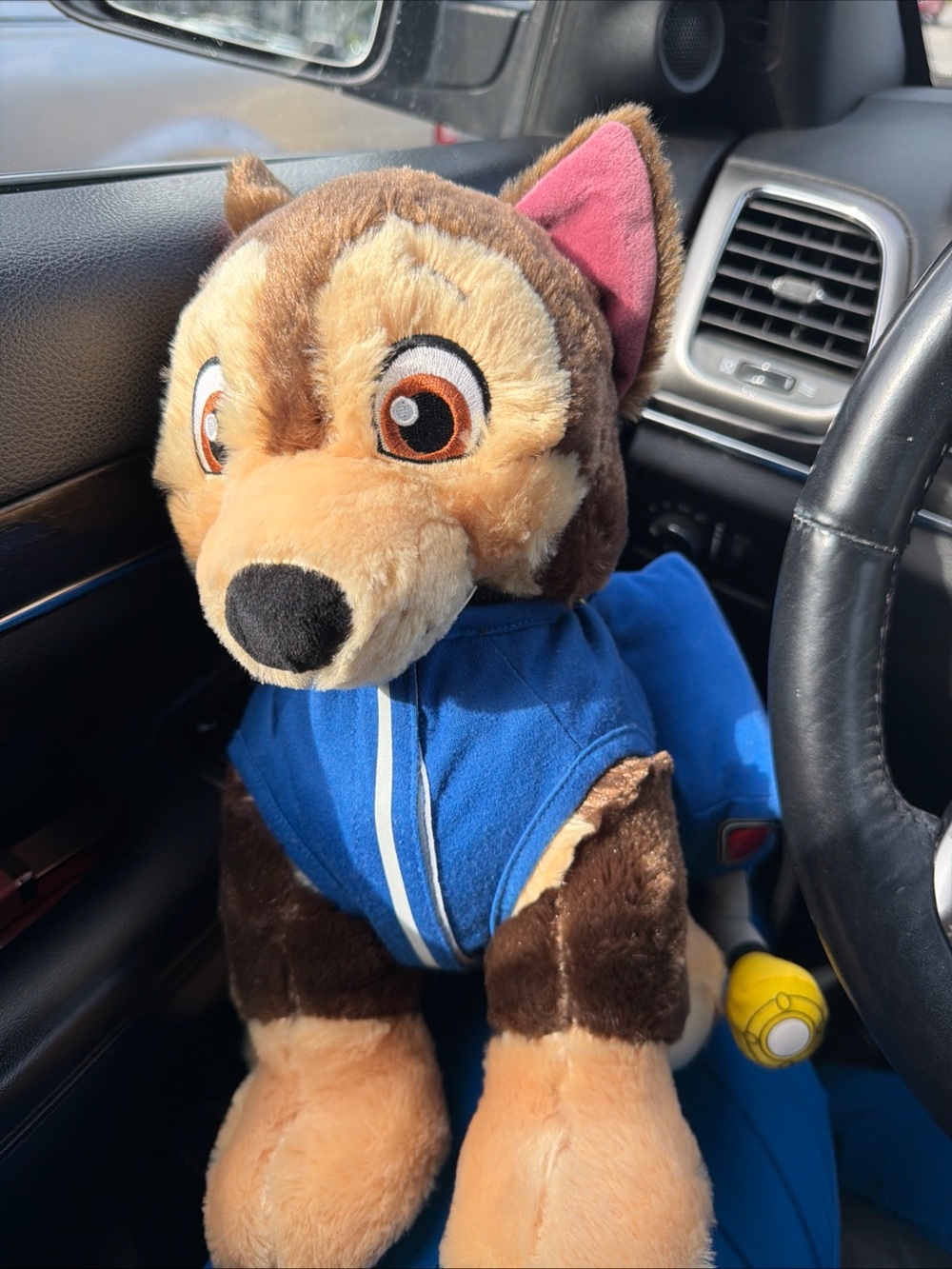 Build-A-Bear Brown Plush Dog in Blue Hoodie